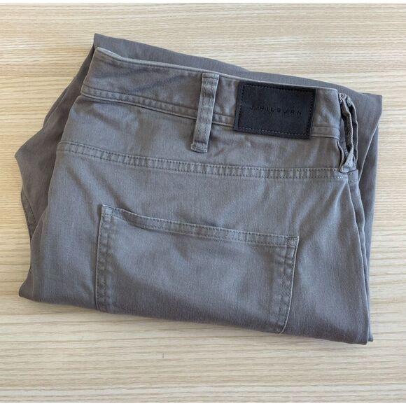 Other - J.Hilburn Denim Jeans Men's Size W37‎ Gray Cotton Button Belt Loop Mid-Rise